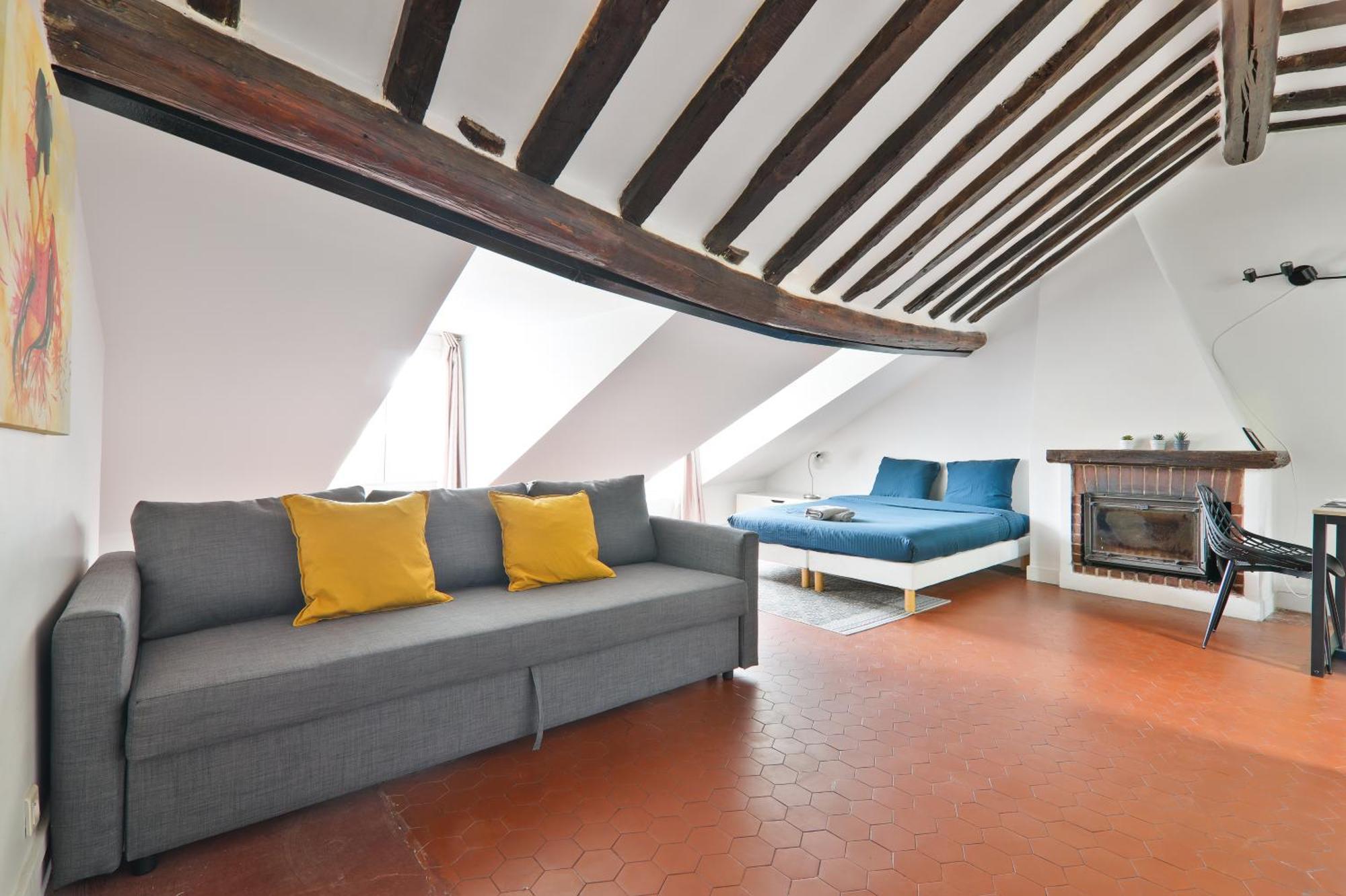 Studio Appartement Quartier Saint-Michel Notre-Dame 2 Free Netflix Париж Екстериор снимка